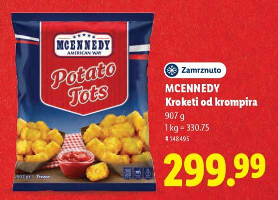 MCENNEDY Kroketi od krompira