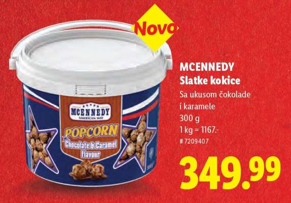 MCENNEDY Slatke kokice