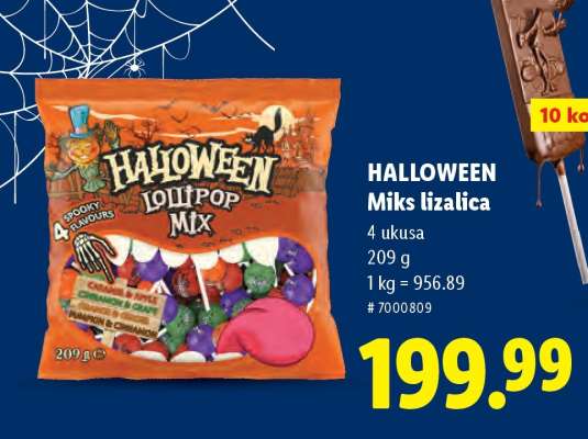 Halloween Miks lizalica