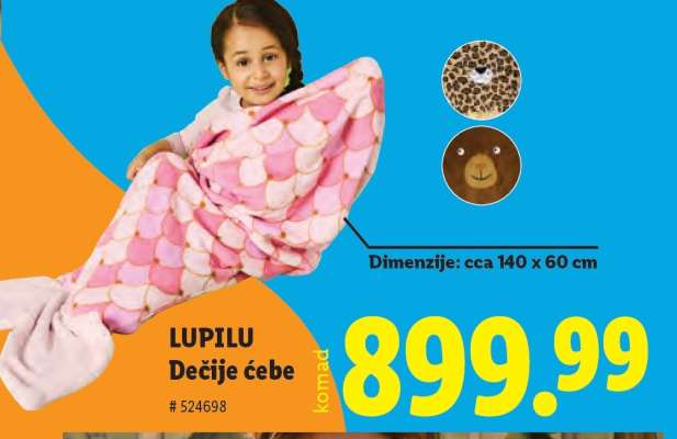 LUPILU Dečije ćebe