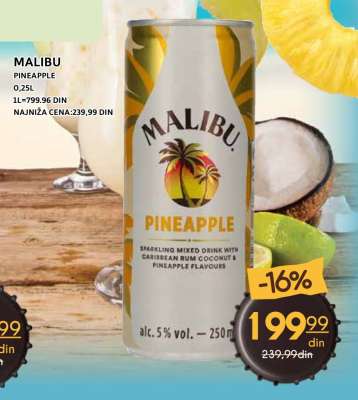 MALIBU PINEAPPLE