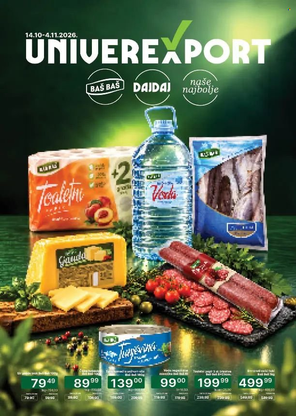 Univerexport katalog  - 14.10.2026 - 04.11.2026. Stranica 1