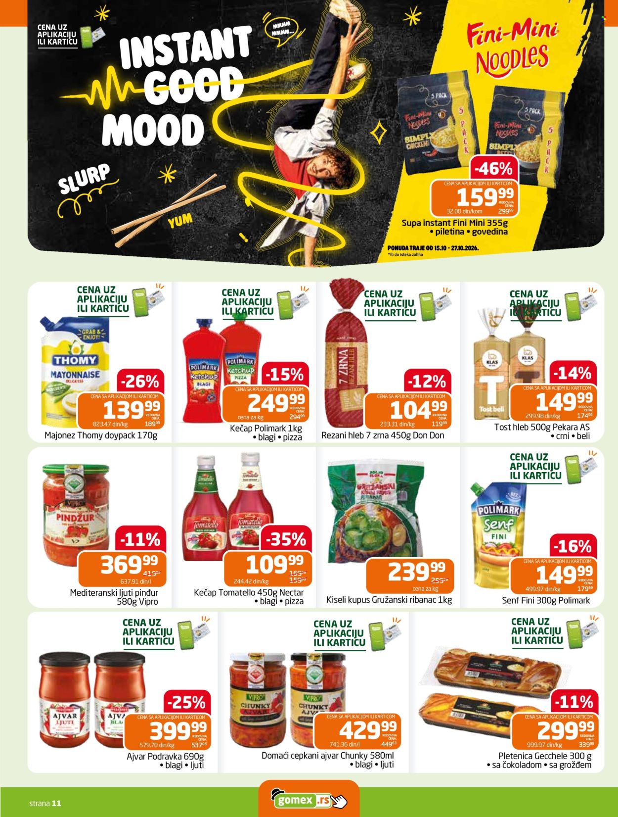 Gomex katalog  - 15.10.2026 - 28.10.2026. Stranica 11