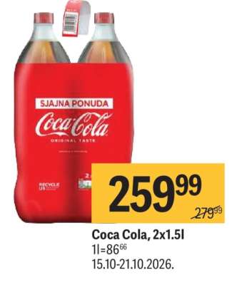 Coca Cola 2x1.5L