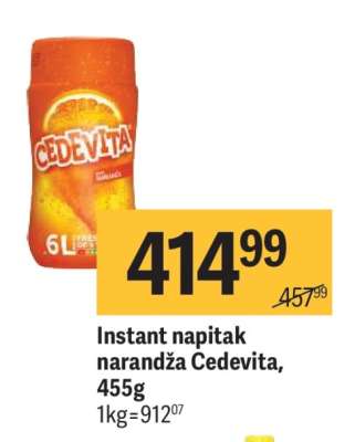 Instant napitak narandža Cedevita, 455g