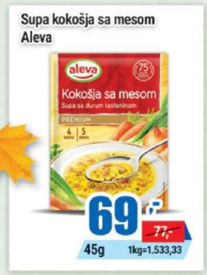 Supa kokošja sa mesom Aleva