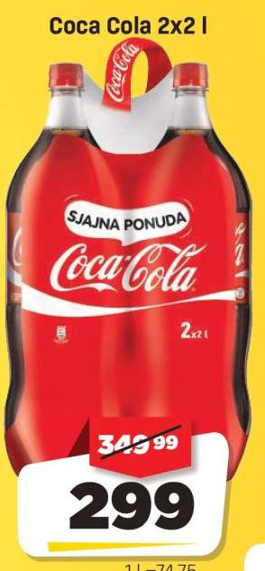 Coca cola 2x2 l