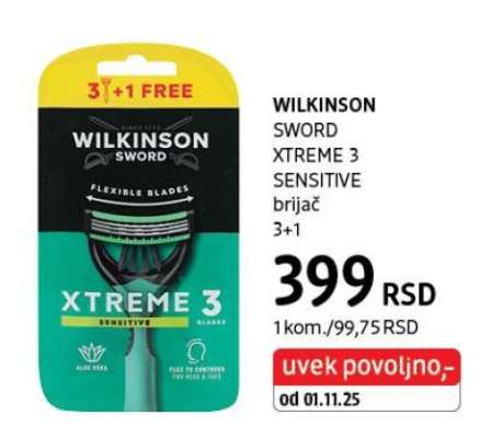 Wilkinson Sword Xtreme 3 Sensitive