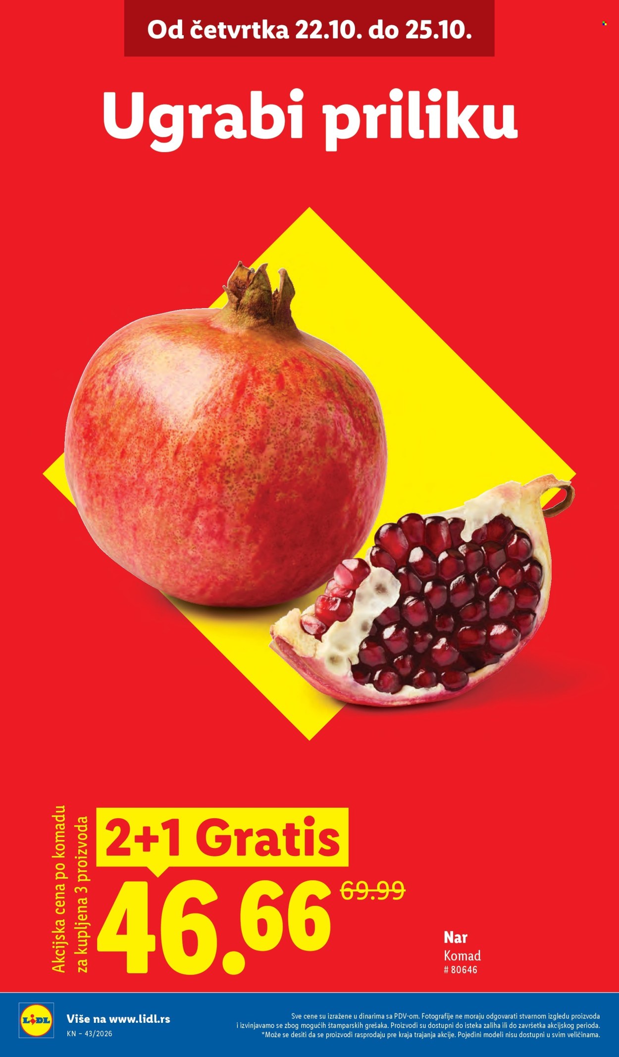 Lidl katalog  - 22.10.2026 - 28.10.2026. Stranica 2