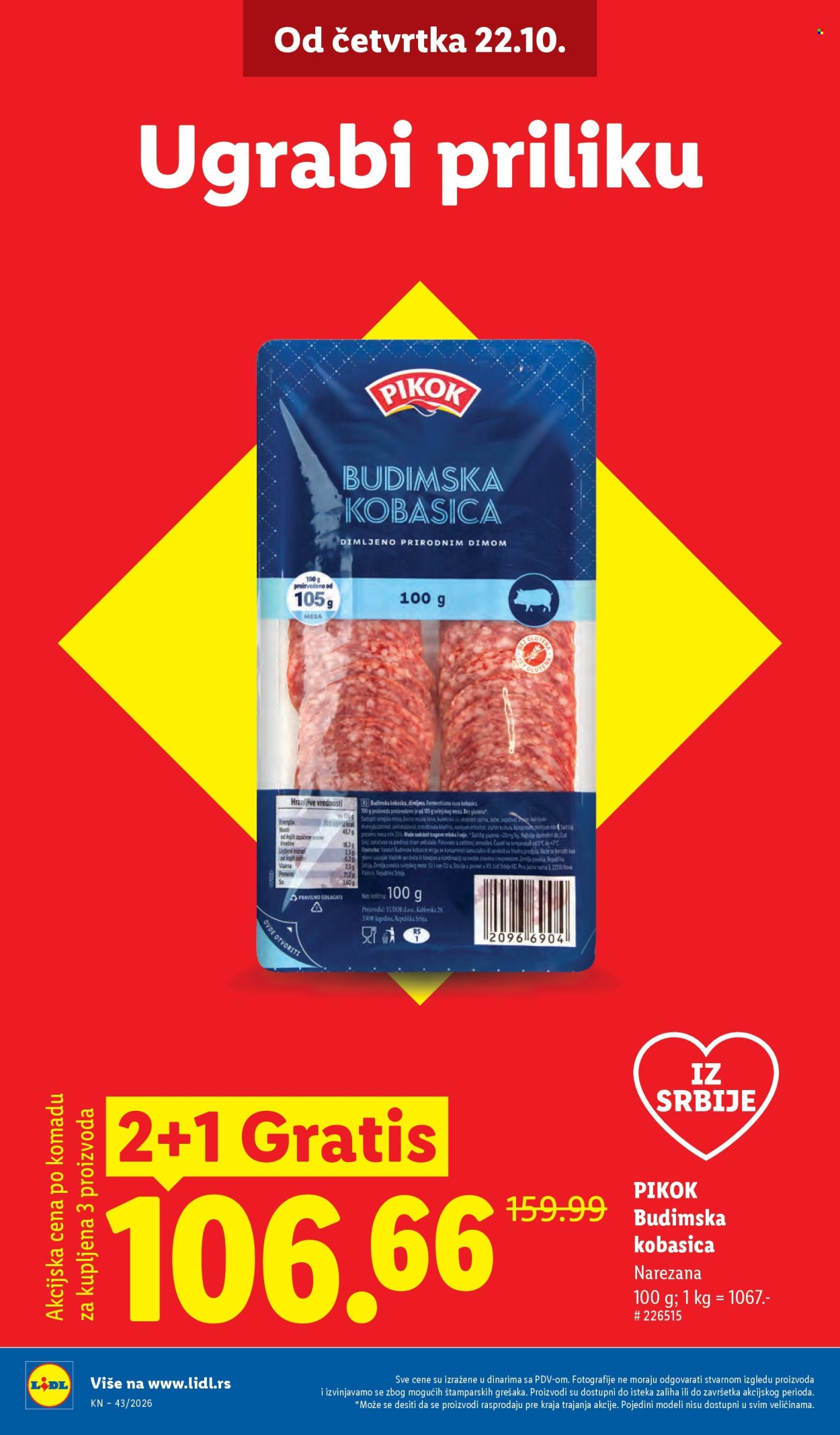 Lidl katalog  - 22.10.2026 - 28.10.2026. Stranica 4