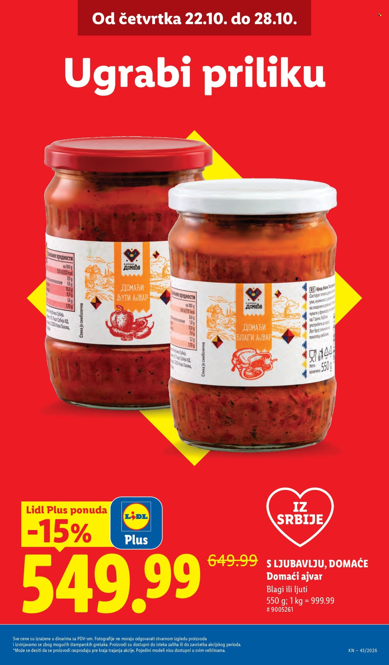 Lidl katalog  - 22.10.2026 - 28.10.2026. Stranica 9