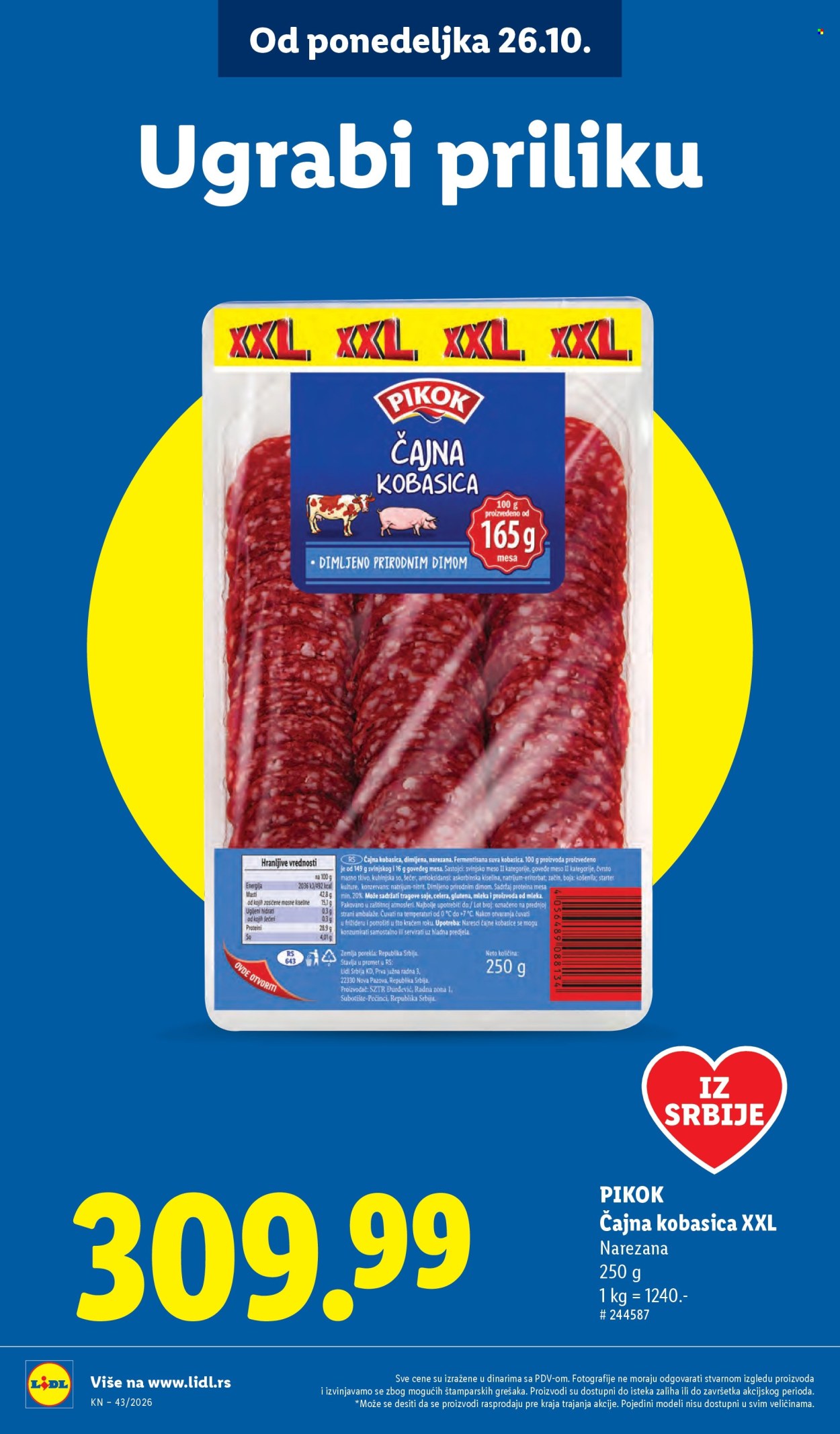 Lidl katalog  - 22.10.2026 - 28.10.2026. Stranica 16