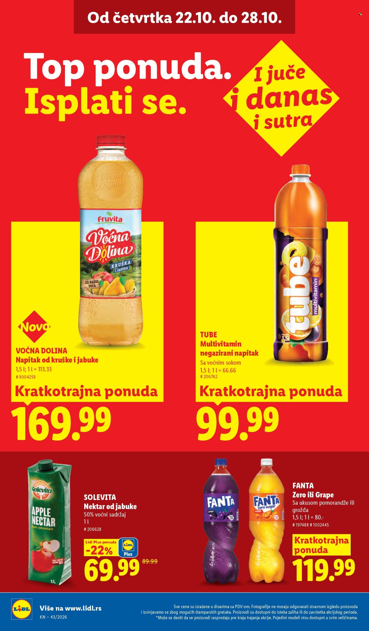 Lidl katalog  - 22.10.2026 - 28.10.2026. Stranica 34