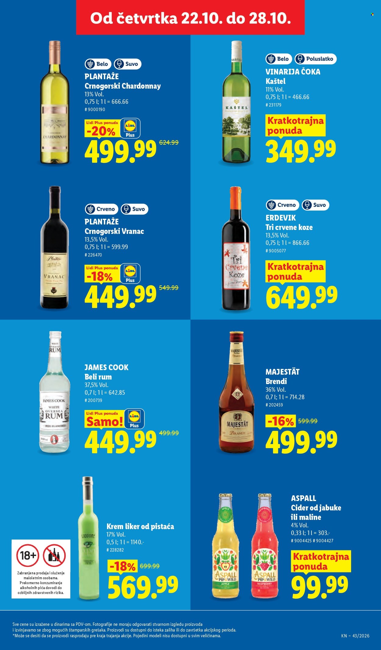 Lidl katalog  - 22.10.2026 - 28.10.2026. Stranica 45