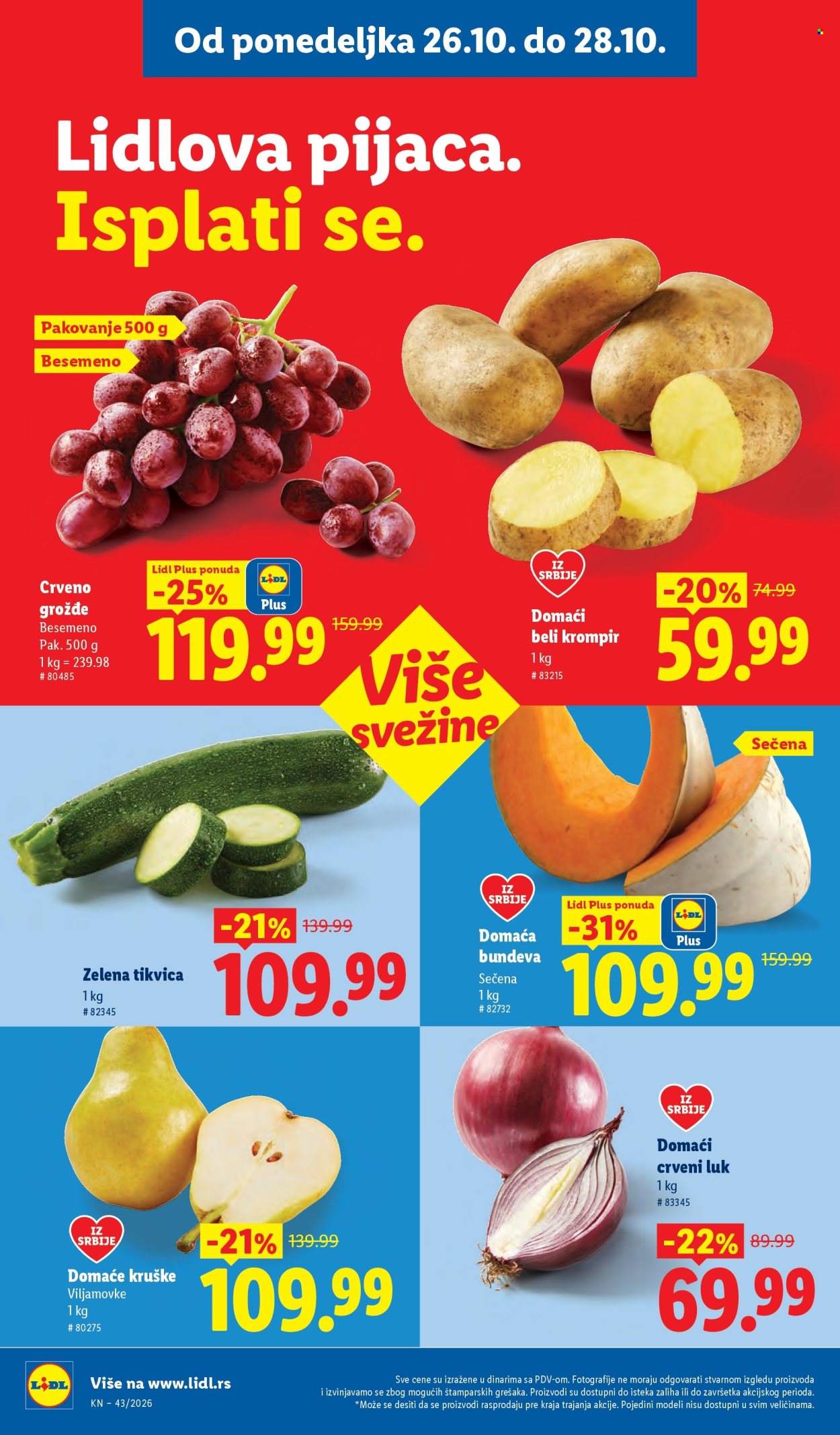 Lidl katalog  - 22.10.2026 - 28.10.2026. Stranica 100