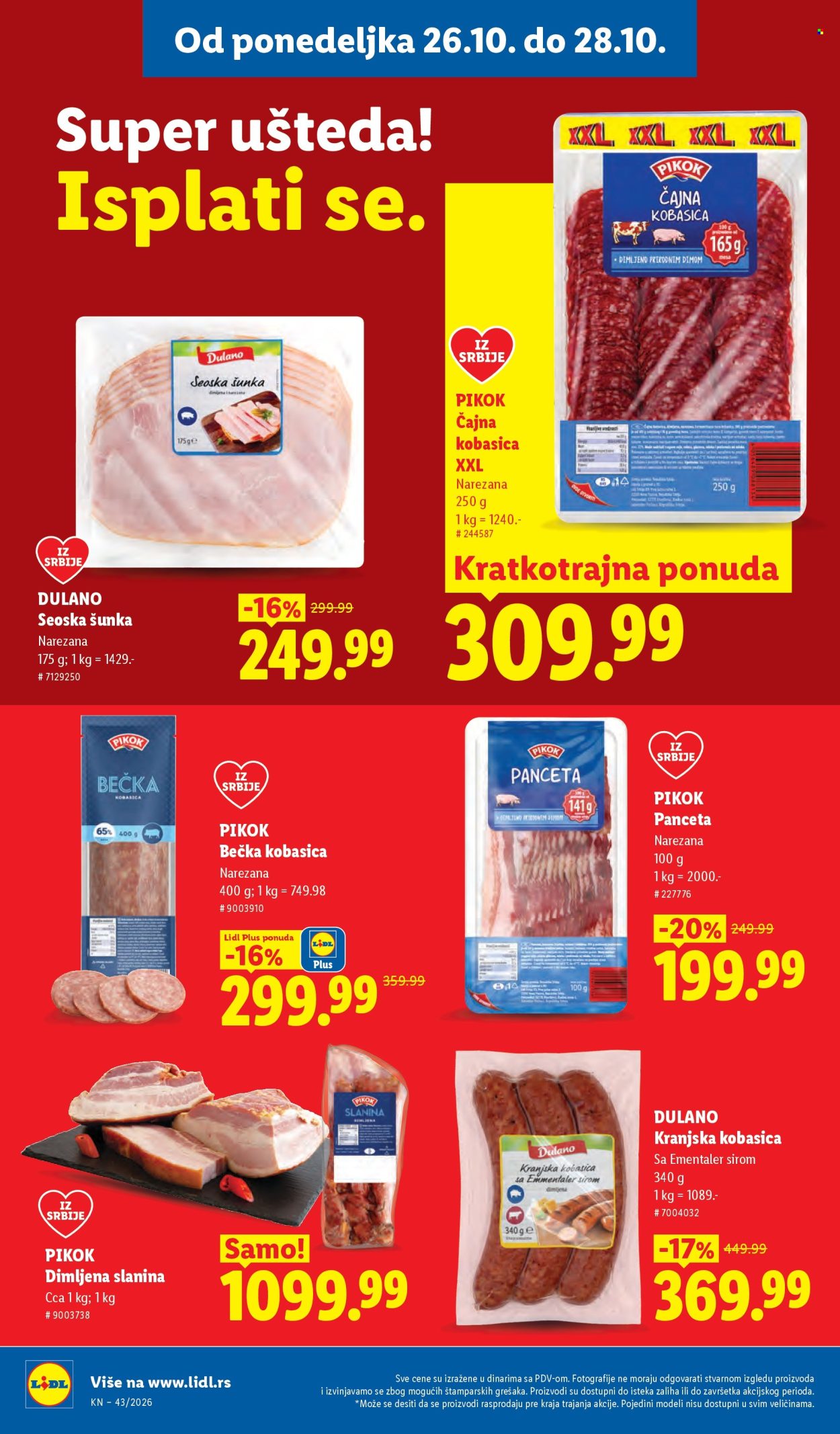 Lidl katalog  - 22.10.2026 - 28.10.2026. Stranica 102