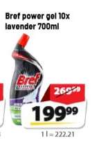 Bref power gel 10x lavender 700ml