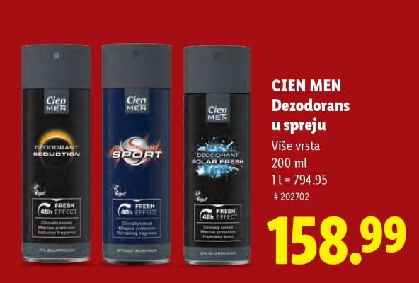 Cien Men Dezodorans u spreju