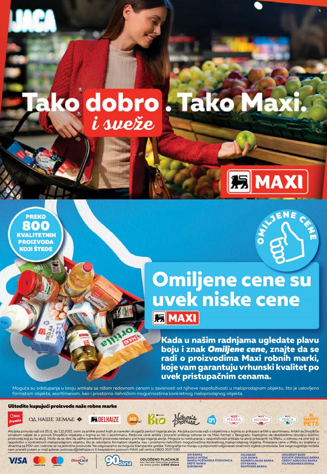 Maxi katalog  - 25.11.2021 - 01.12.2021.
