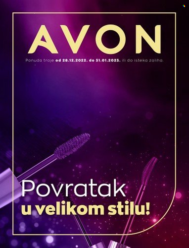 Avon katalog  - 28.12.2022 - 31.01.2023.